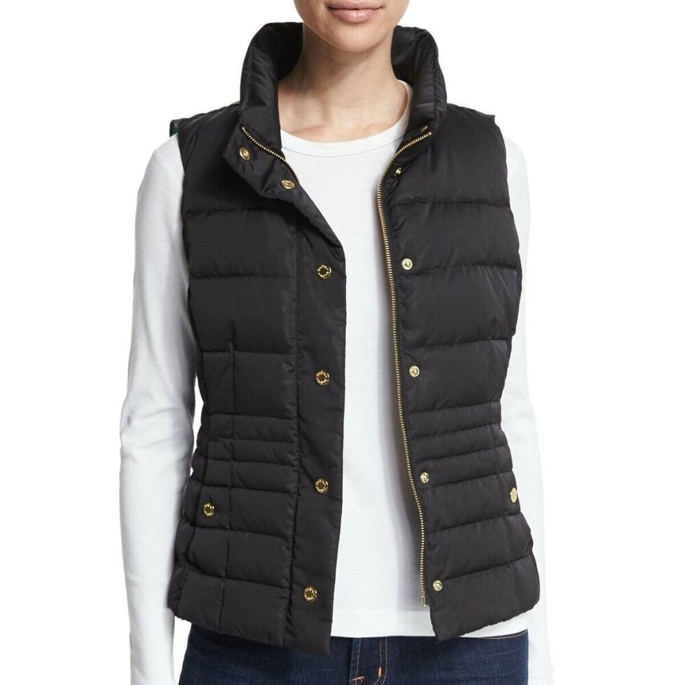 Lilly Pulitzer Black Puffer Vest